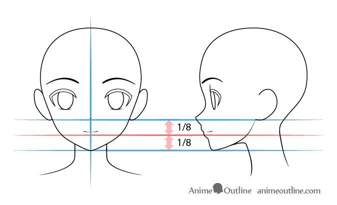 8 Step Anime Womans Face Drawing Tutorial  AnimeOutline