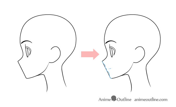 How To Draw An Anime Girl S Head And Face Animeoutline Manga boy sketch at paintingvalley com explore collection of. to draw an anime girl s head and face