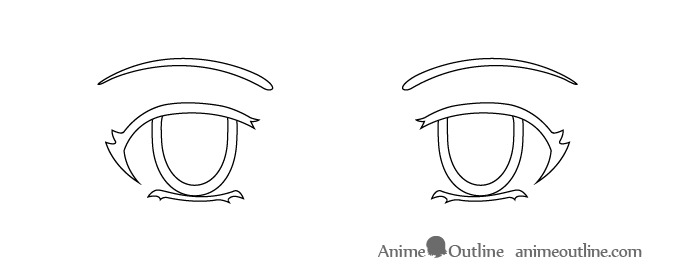 How to Draw Female Anime Eyes Tutorial - AnimeOutline