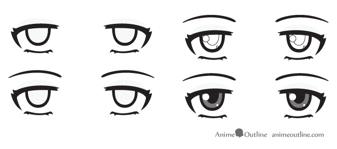 How to Draw Angry Anime or Manga Eyes (8 Steps) - AnimeOutline