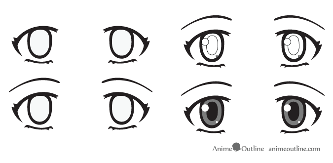 How to Draw Angry Anime or Manga Eyes (8 Steps) - AnimeOutline