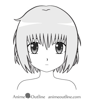 How To Draw Anime And Manga Hair Female Animeoutline