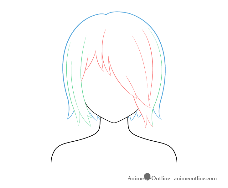 Featured image of post How To Draw Anime Hair Without Bangs : I picked a drawing that was as easy and simple as possible to learn.