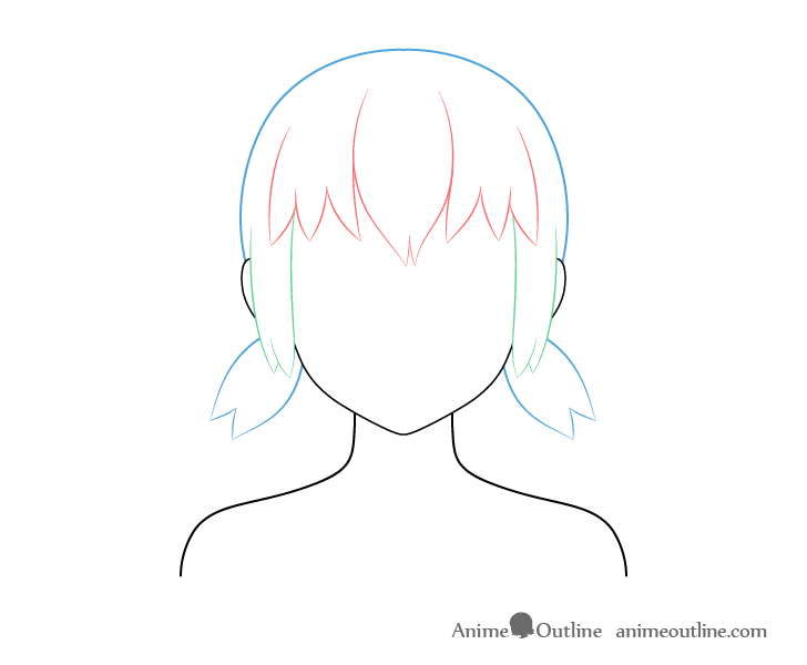 Anime Hair Vector Art Icons and Graphics for Free Download