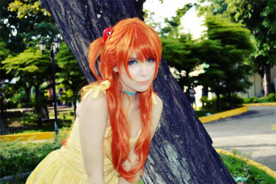 cosplay of Asuka Angley Soryu from Neon Genesis Evangelion