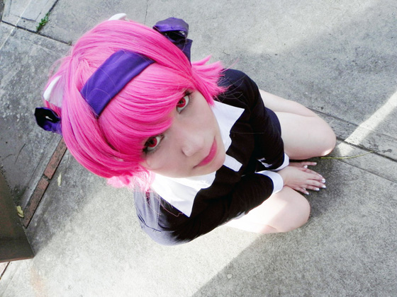 cosplay of Nana from Elfen Lied