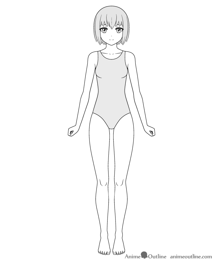 Png Freeuse Download Greenhouse Drawing Anime  Cute Anime Girl Full Body  Transparent PNG  752x1063  Free Download on NicePNG