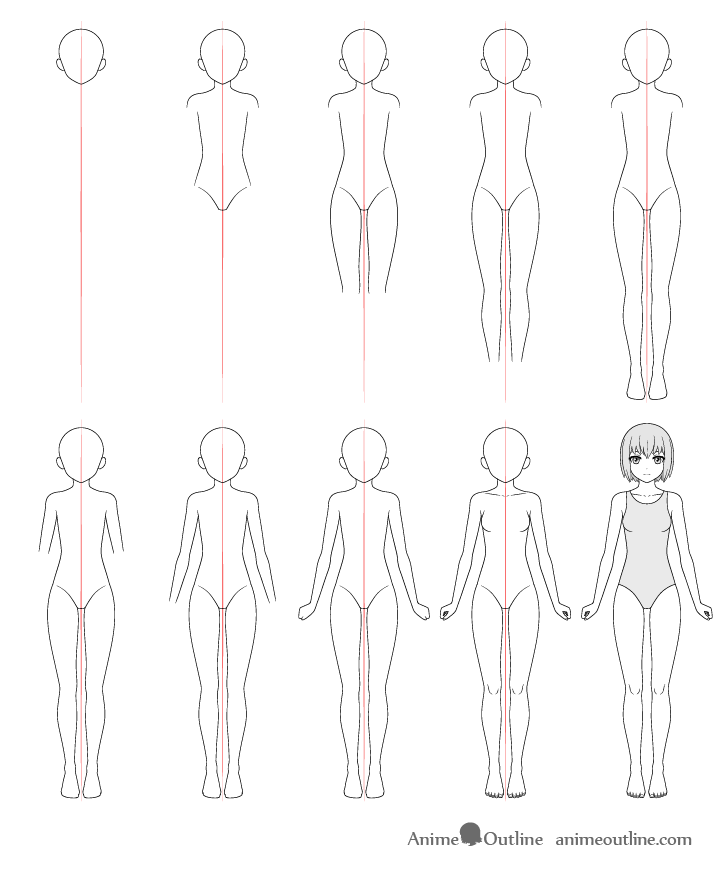 Female Body Pose  Anime Amino