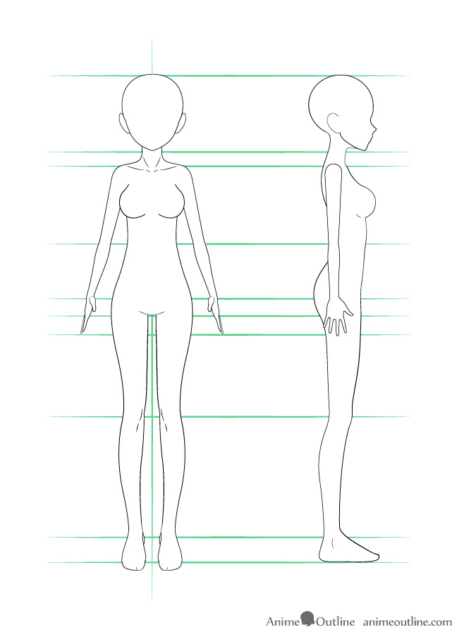 Featured image of post How To Draw A Body Anime Female You can draw an attractive female without making her