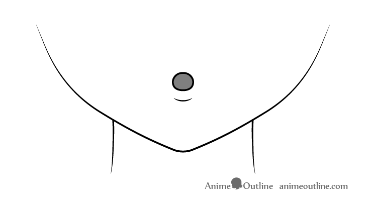 Anime puzzled mouth drawing