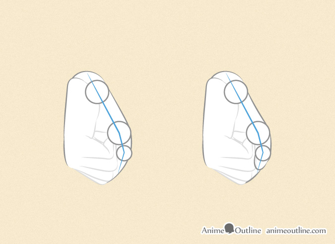 How to Draw a Fist  Easy Drawing Art