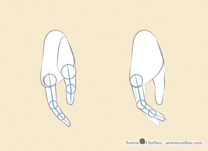 How To Draw Simple Manga Hands ✧ Easy 