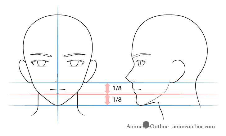 Featured image of post Anime Male Head Drawing Reference : However, you need to know the basics of human anatomy to pull it off.