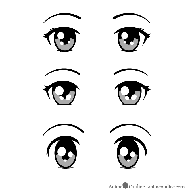 Innocent anime eyes