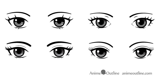 Drawing Anime and Manga Eyes to Show Personality  AnimeOutline