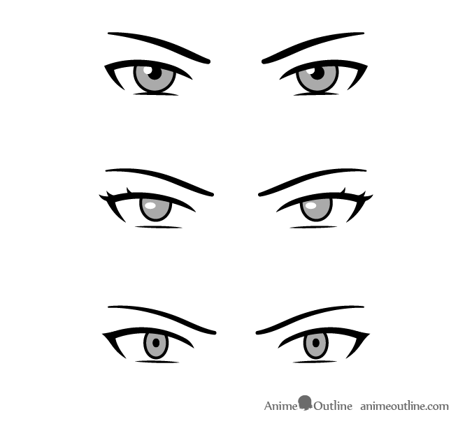 Drawing Anime and Manga Eyes to Show Personality - AnimeOutline