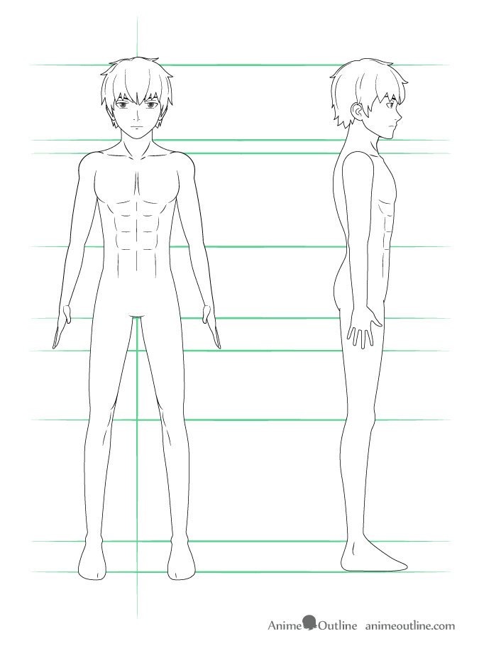 Featured image of post Body Anime Drawing Guide / It's important to remember that although they look like circles and ellipses in your drawing, they're actually 3d objects, and they.