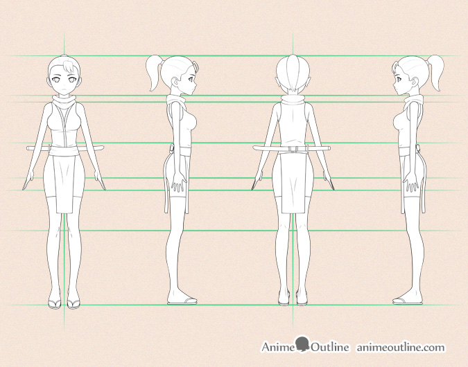 9 Steps: How to Draw a Manga Character Like A Pro – Muse Kits