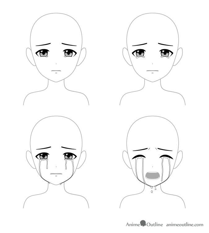 Male Anime Mouth, Eyes & Expression Images