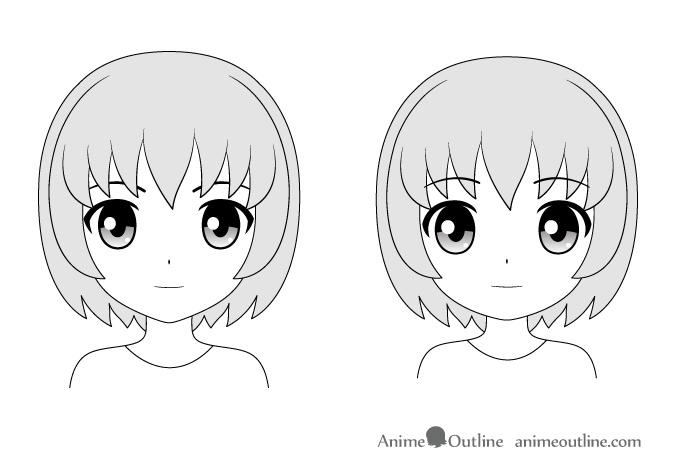 12 Anime Facial Expressions Chart  Drawing Tutorial  AnimeOutline