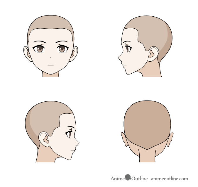 How to Draw Anime and Manga Hair - Female - AnimeOutline