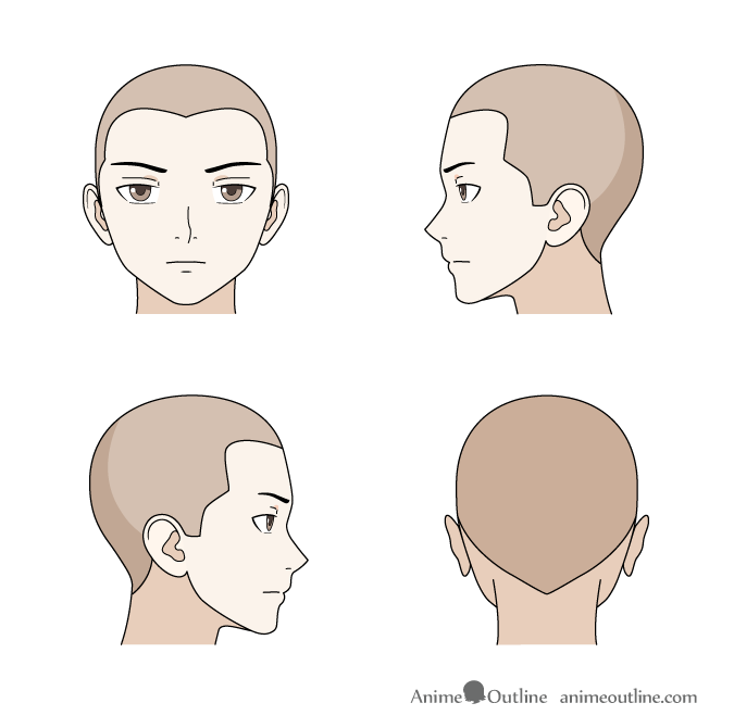 Male hair reference …  Drawings, Guy drawing, Anime drawings