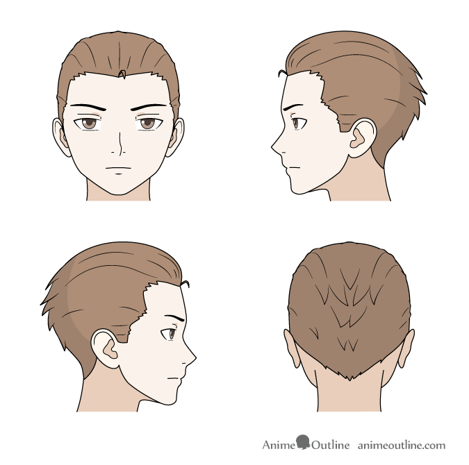 Featured image of post How To Draw Anime Hair Side : How to draw manga hair of a female character.