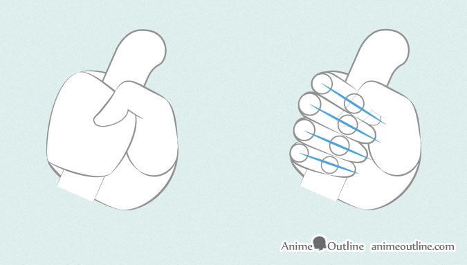 6 Ways To Draw Anime Hands Holding Something Animeoutline