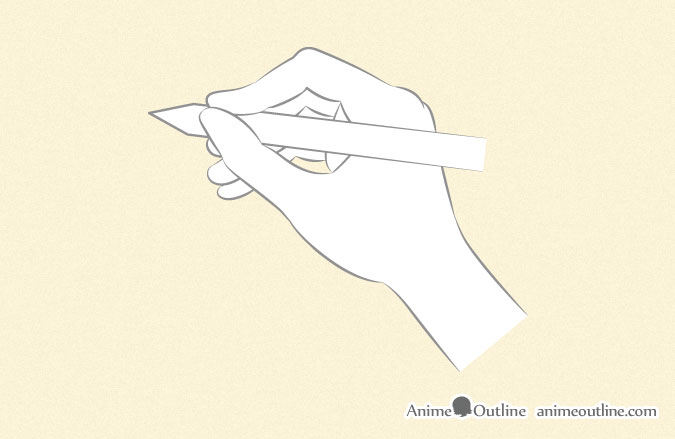 6 Ways To Draw Anime Hands Holding Something Animeoutline