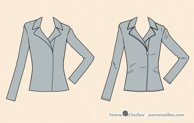 How to Draw Anime Clothes - AnimeOutline