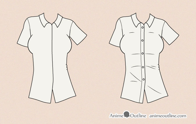 How to Draw Anime Clothes - AnimeOutline