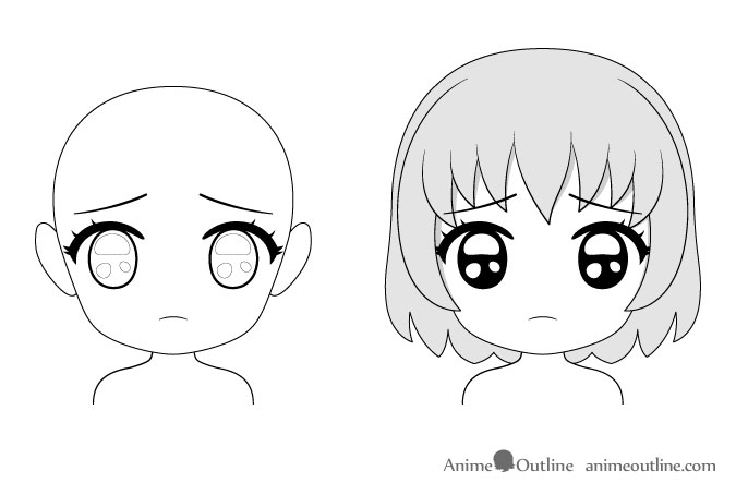 Chibi Eyes Png  Anime Chibi Eyes Png Transparent Png  800x42269634   PngFind