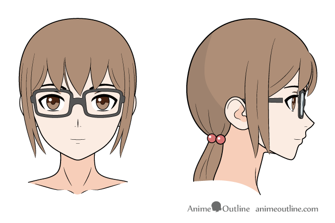 How to Draw Anime Characters with Glasses - Easy Step by Step Tutorial