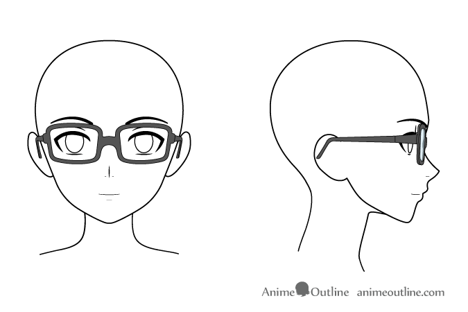 Anime Eyes Glasses