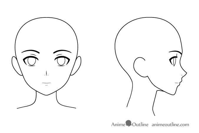 How to Draw a Front-Facing Face - Anime Art Magazine