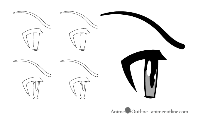 How To Draw Anime Eyes