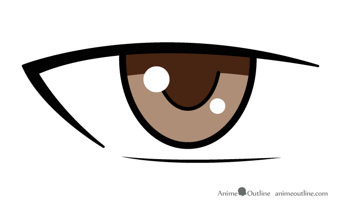 Anime male eye