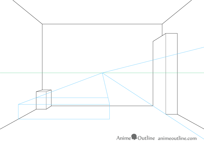 Room Perspective Drawing  How To Draw A Room Perspective Step By Step