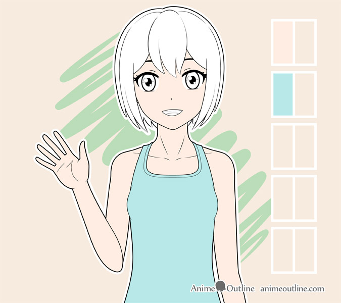 Enjoy Coloring Female Anime Characters with GBcoloring