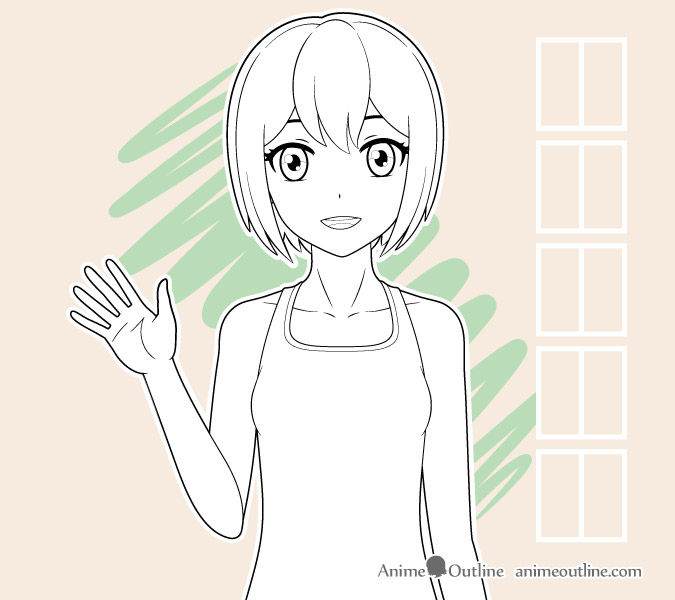 Featured image of post Anime Character Waving Hand / Usually, these powers grow progressively.