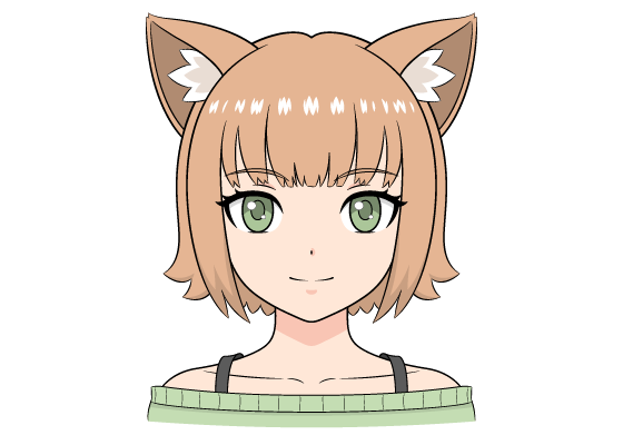 Featured image of post How To Draw Anime Hair With Wolf Ears : Well at least to most of the things.