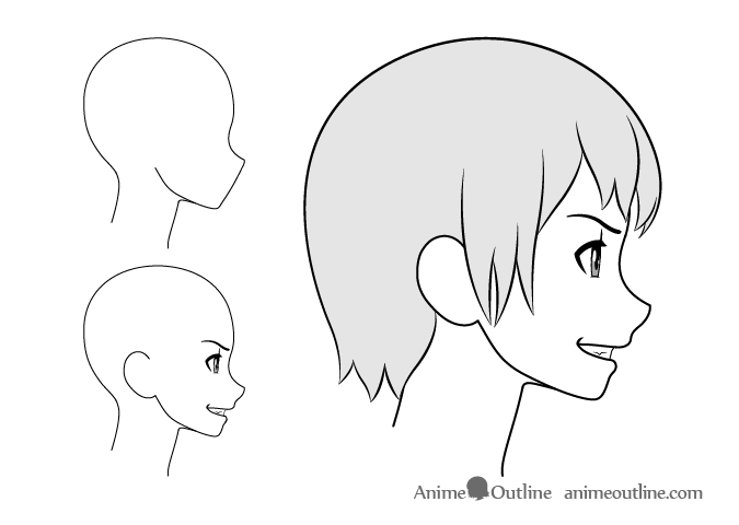 Featured image of post Side View Face Drawing Boy Connect with friends family and other people you know