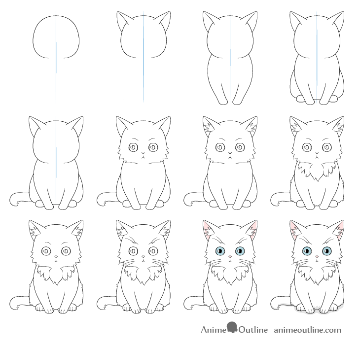 Free How To Draw An Anime Cat Download Free How To Draw An Anime Cat png  images Free ClipArts on Clipart Library