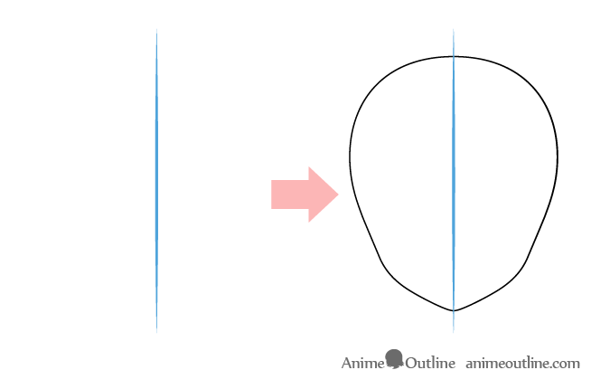 Constructions lines when drawing anime