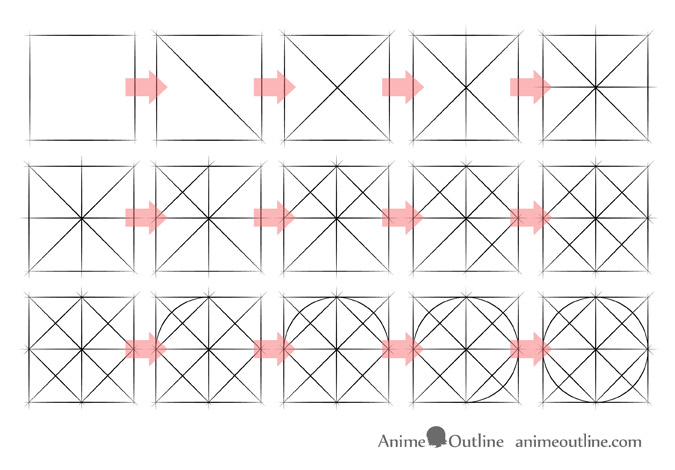 Shape and line drawing exercises