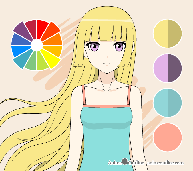 Guide To Picking Colors When Drawing Anime Manga Animeoutline