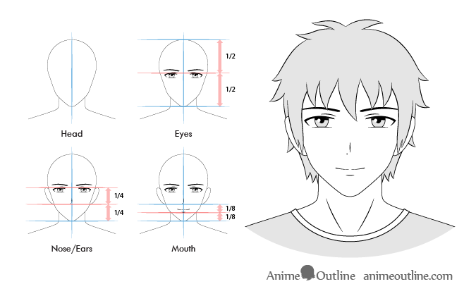 Anime character illustration, Eye Smile Anime Mouth, mouth smile