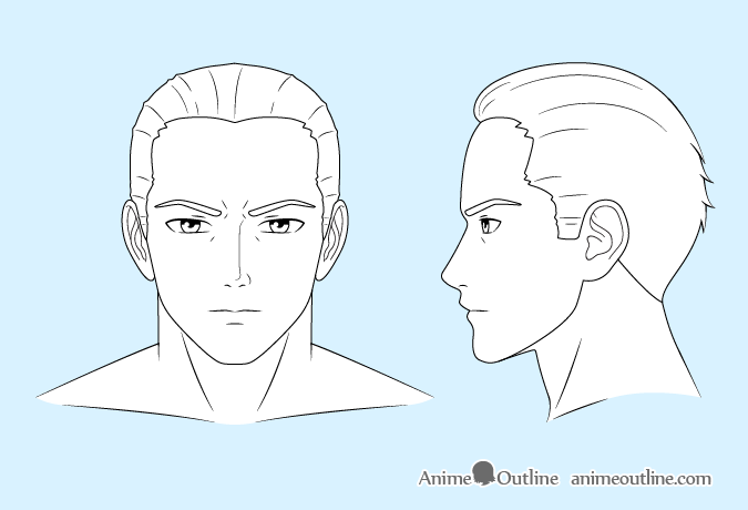 Beard Head Part Outline Man Face Body Glasses  Man Face Drawing  Cartoon  Free Transparent PNG Clipart Images Download