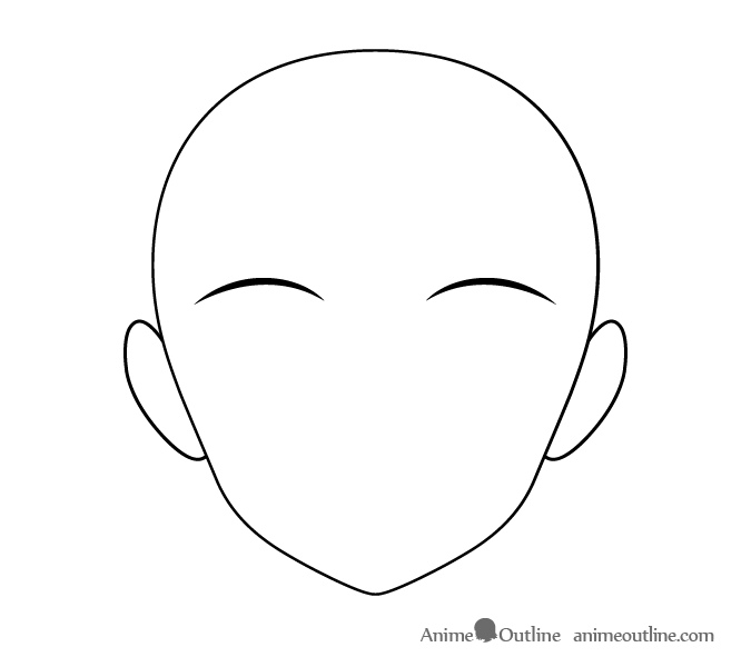 Anime eyebrows