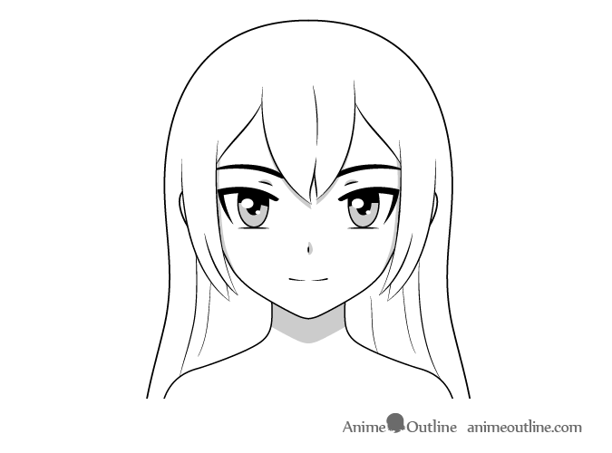 How To Draw Anime Face (SIDE VIEW) - YouTube